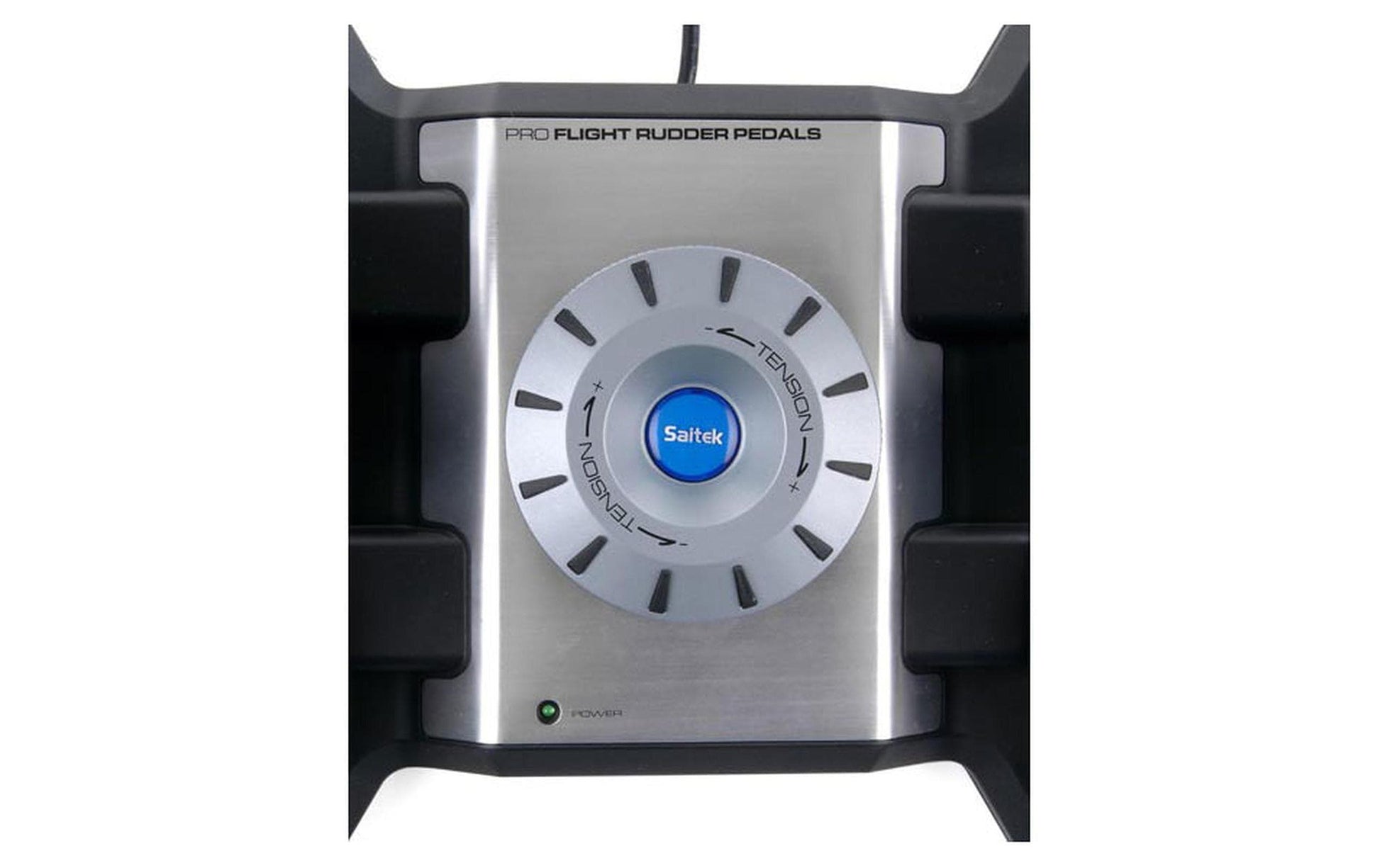 Logitech G Saitek Pro Flight Rudder Pedale – Maus – Kabelgebunden (USB‑A), Schwarz/Silber