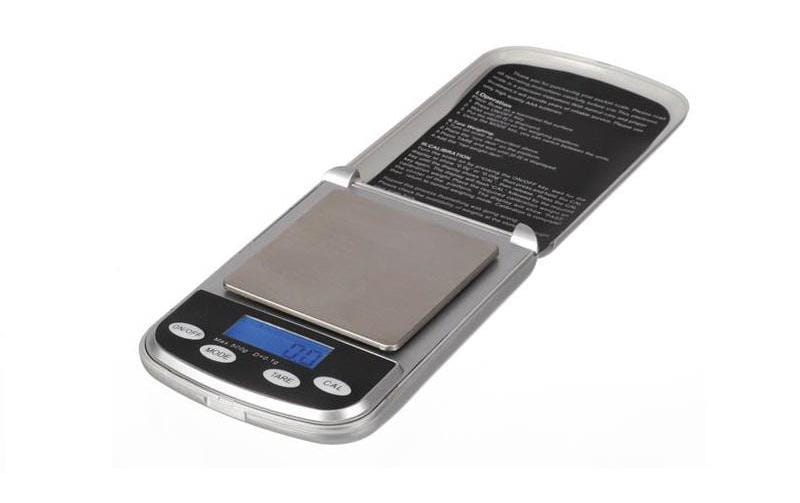 Velleman Feinwaage – bis 500 g, 0,1 g Teilung, ABS, grau
