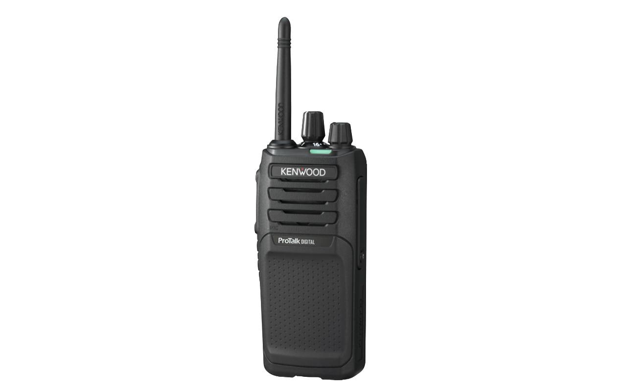 Kenwood TK-3701D – Funkgerät, 48 Kanäle, Reichweite bis 9 km, 16 h Akkulaufzeit, IP54, Schwarz