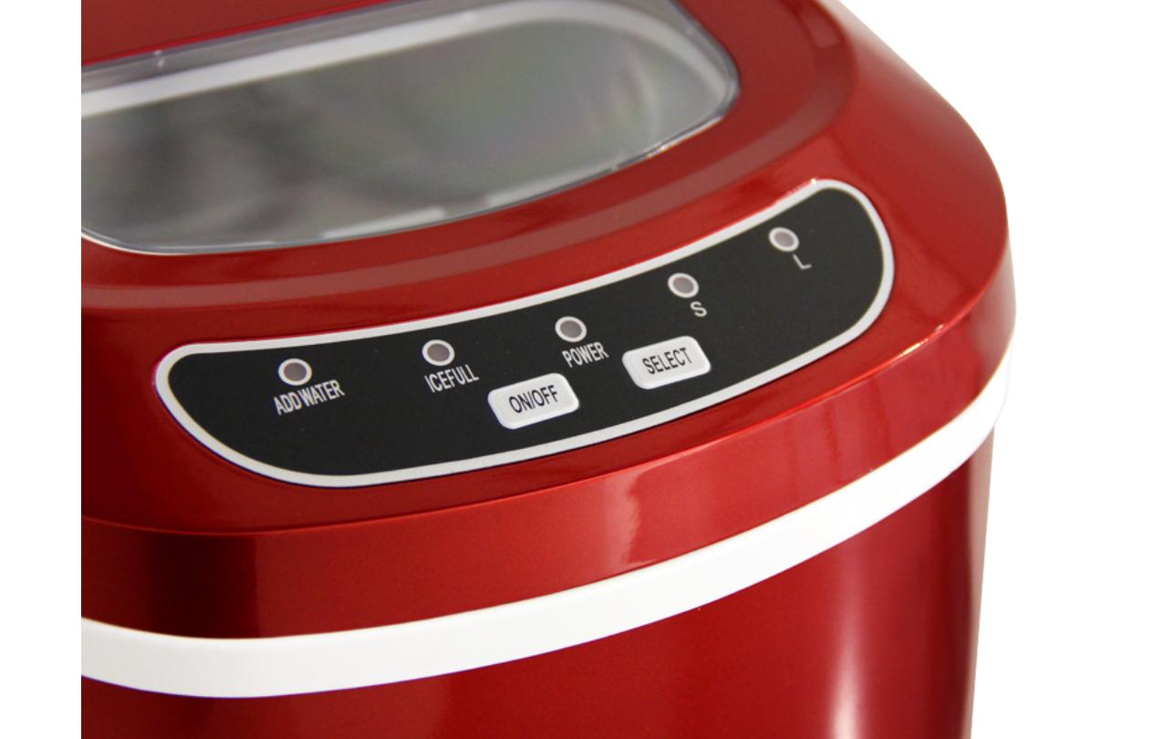 Kibernetik Eiswürfelmaschine EW12R – 12 kg/24 h, 1,5 l – rot
