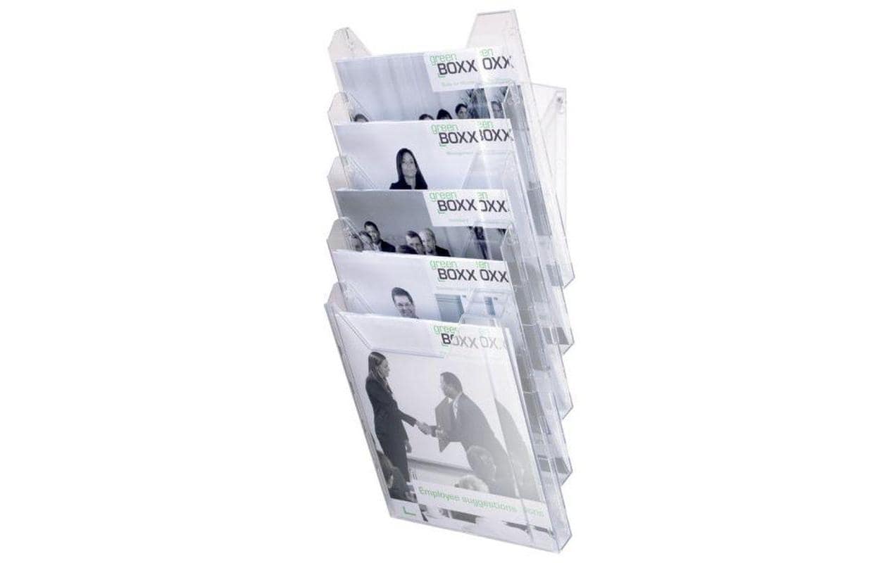 Durable Wandprospekthalter A4 – transparent – 8586-19