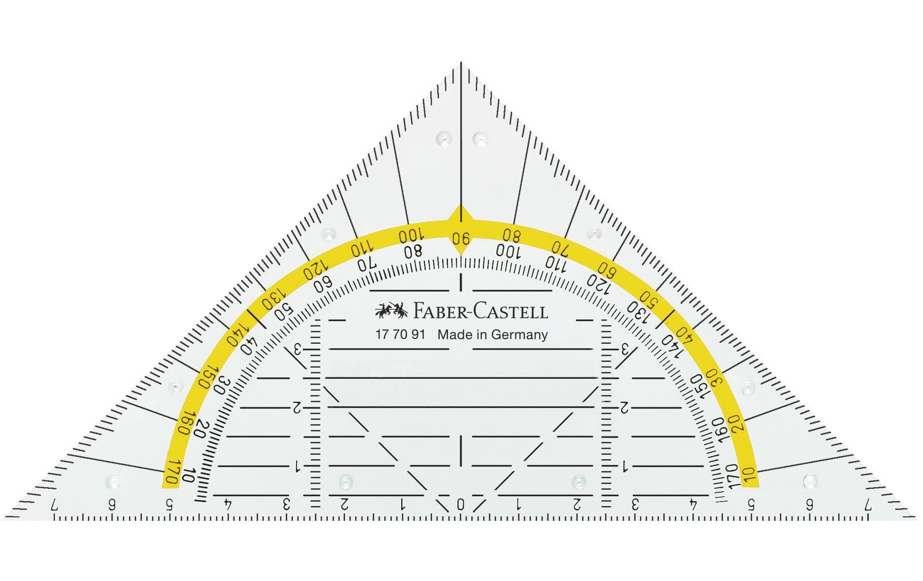 Faber-Castell Geodreieck, 14 cm