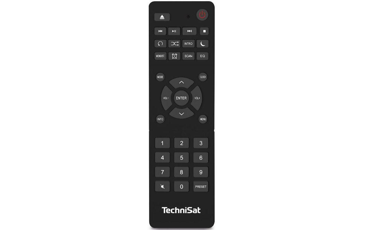 TechniSat DigitRadio 370 CD BT – DAB-/Internetradio – Tischradio – DAB+, UKW, CD, Bluetooth – Schwarz