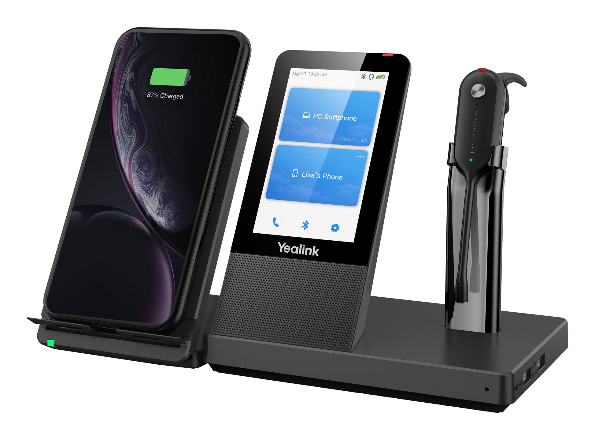 Yealink WH67 – Mono Headset – DECT – für UC-Plattformen