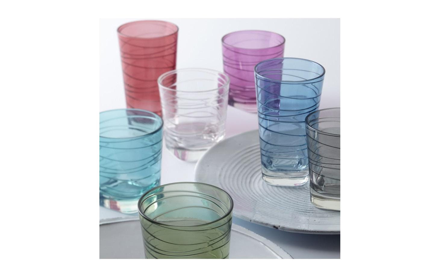LEONARDO Trinkgläser – 6er Set, 250 ml, Ø 8,3 cm, Kalk-Natron-Glas, Transparent, spülmaschinenfest