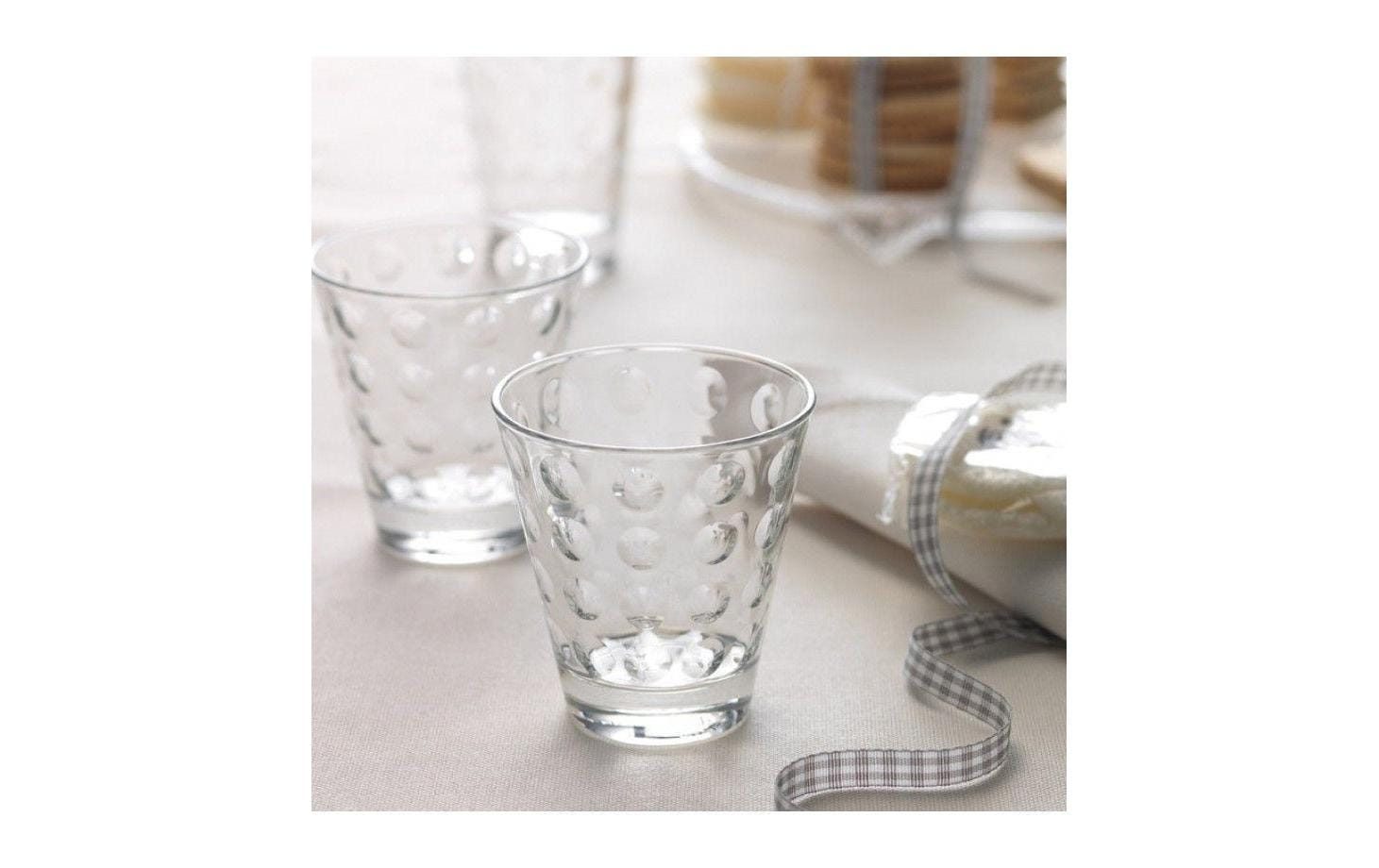 LEONARDO Trinkgläser – 6er Set, 215 ml, Ø 8,5 cm, H 9,0 cm, Kalk-Natron-Glas, Transparent, spülmaschinenfest