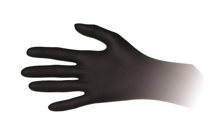 Secondskin Einweghandschuhe Nitril – Grösse S – Schwarz