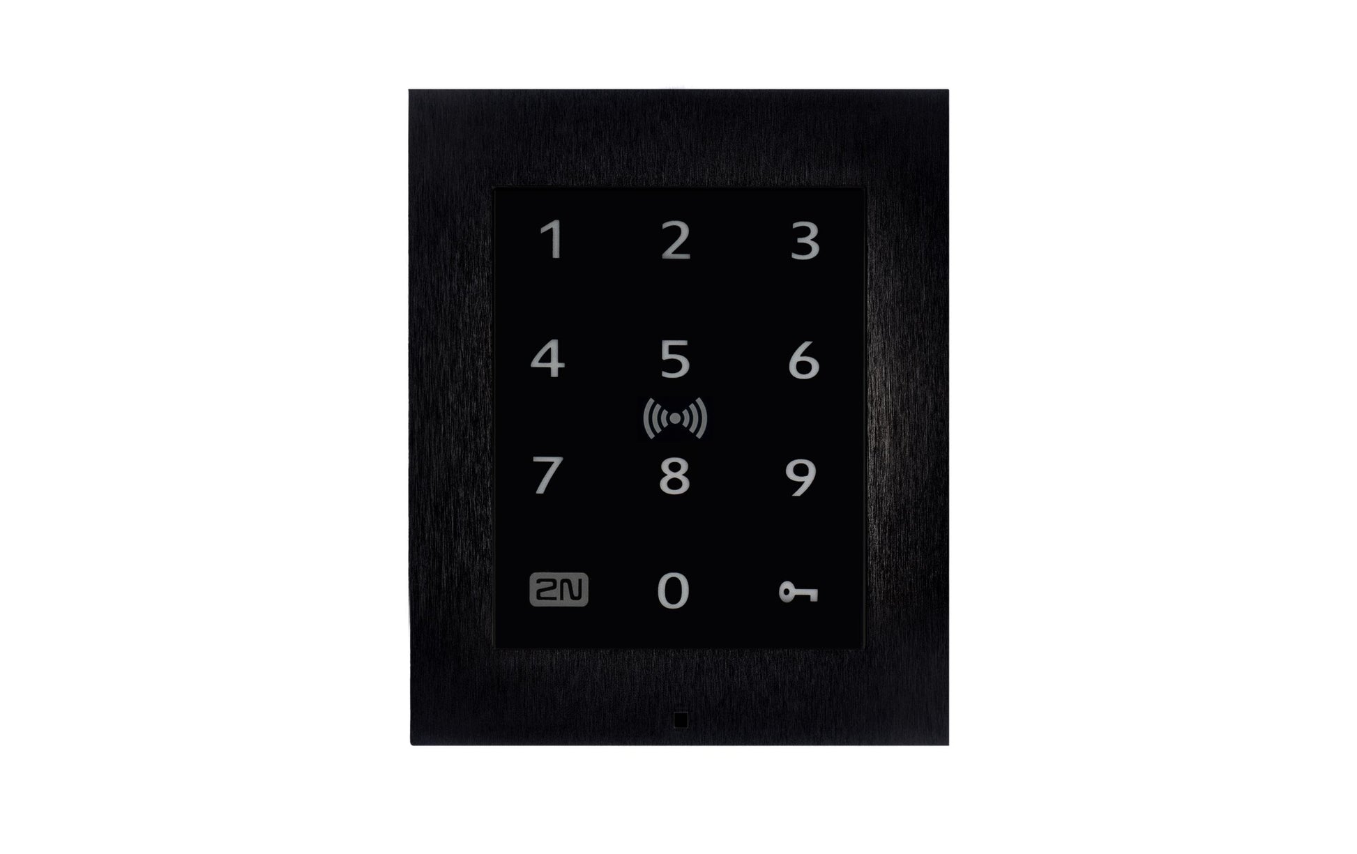 2N Access Unit 2.0 Touch-Tastatur & RFID-Modul – 107 × 28 × 130 mm, schwarz, IP54