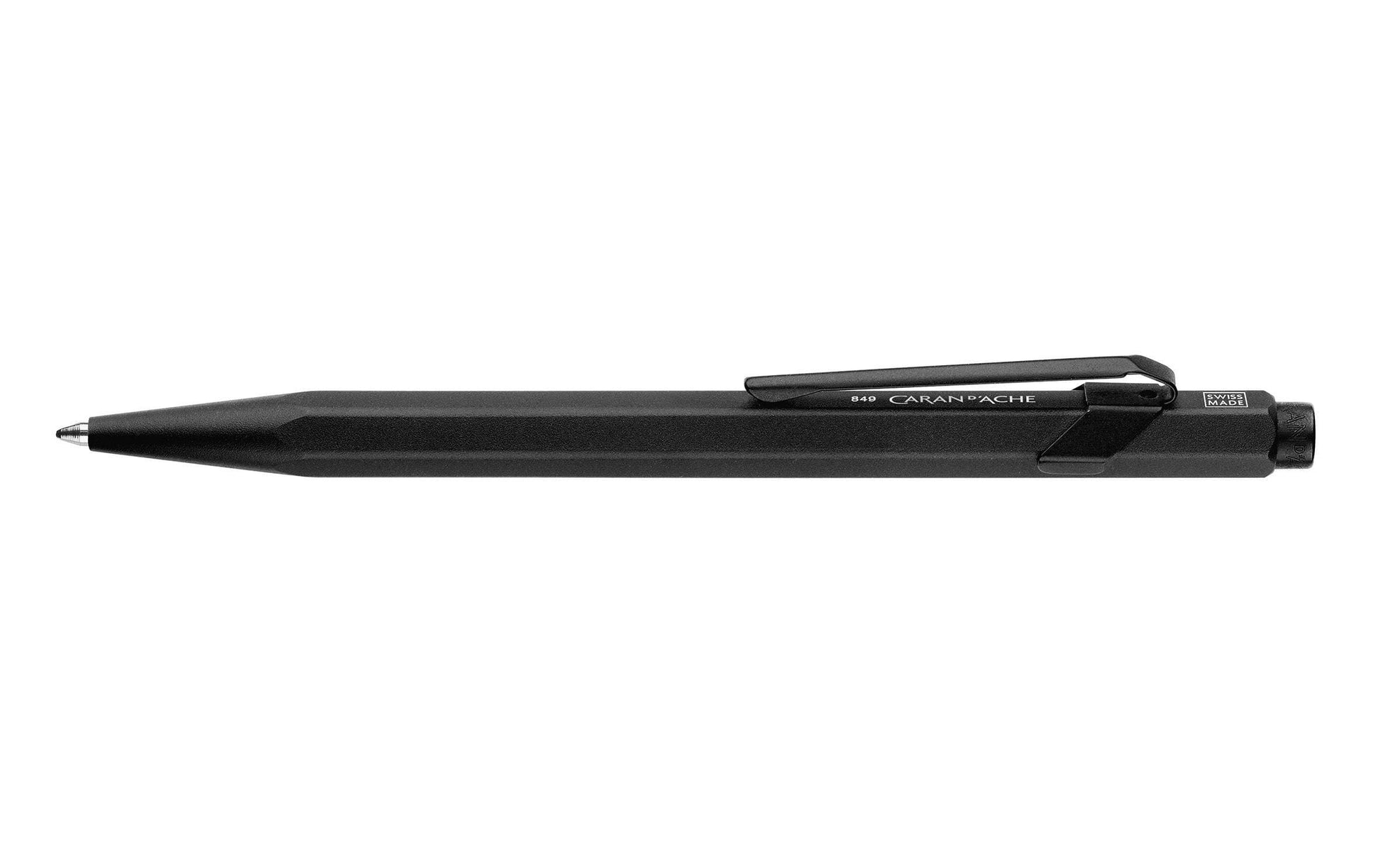 Caran d-Ache Caran d'Ache Kugelschreiber – Schwarz, seidenmatt, Aluminium