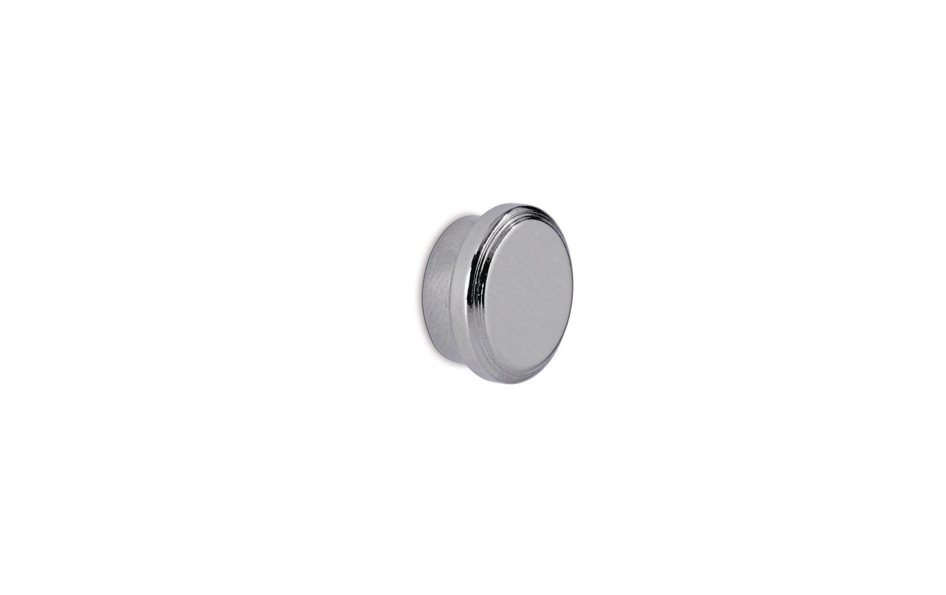 MAUL Kraftmagnet – 1,6 × 0,7 cm, Stahl, rund, Haftkraft 5 kg – für Whiteboards, Glas-Magnetboards – 1-teilig