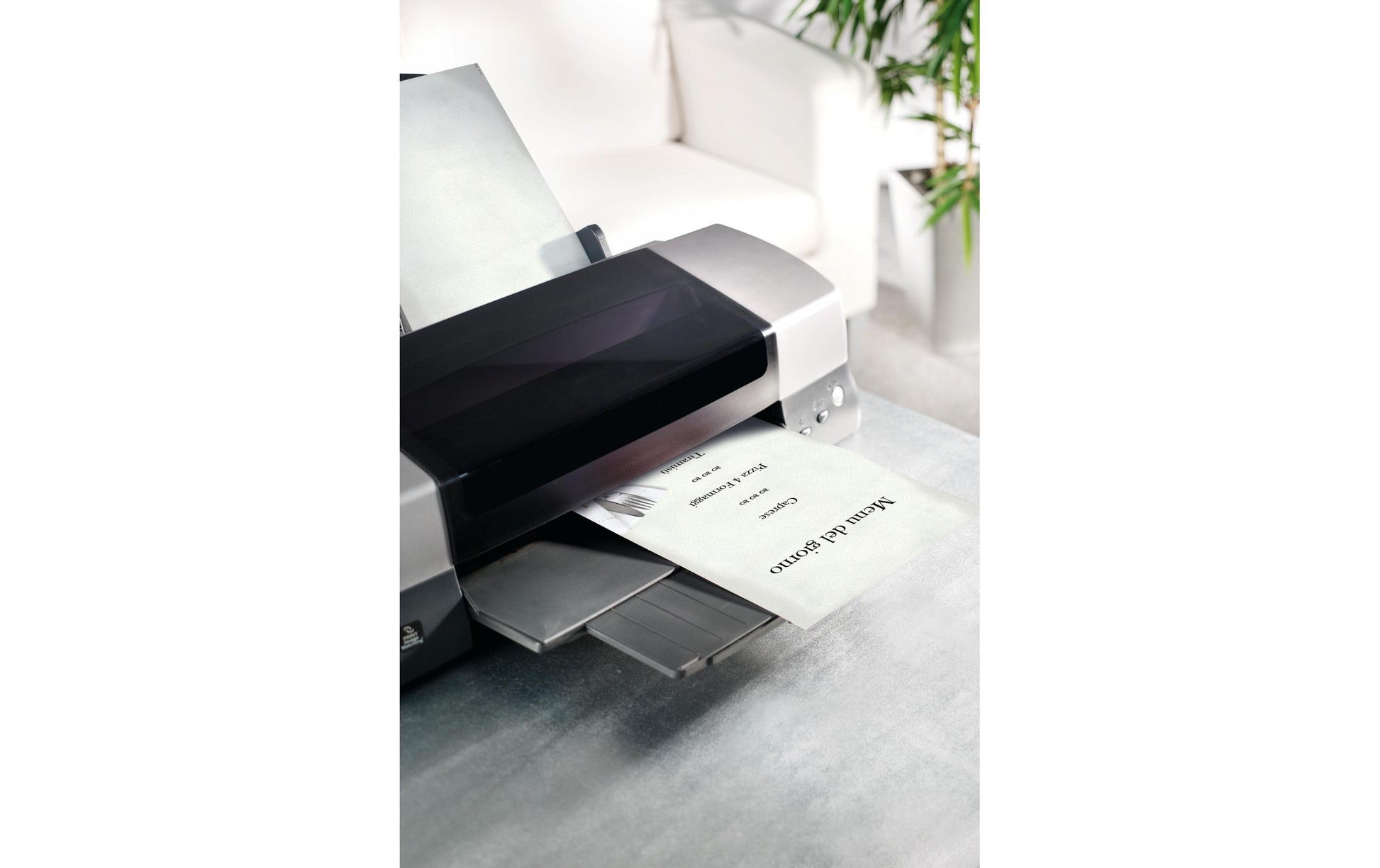 Sigel Designpapier Menü Speisen – A4, 90 g/m², 50 Blatt