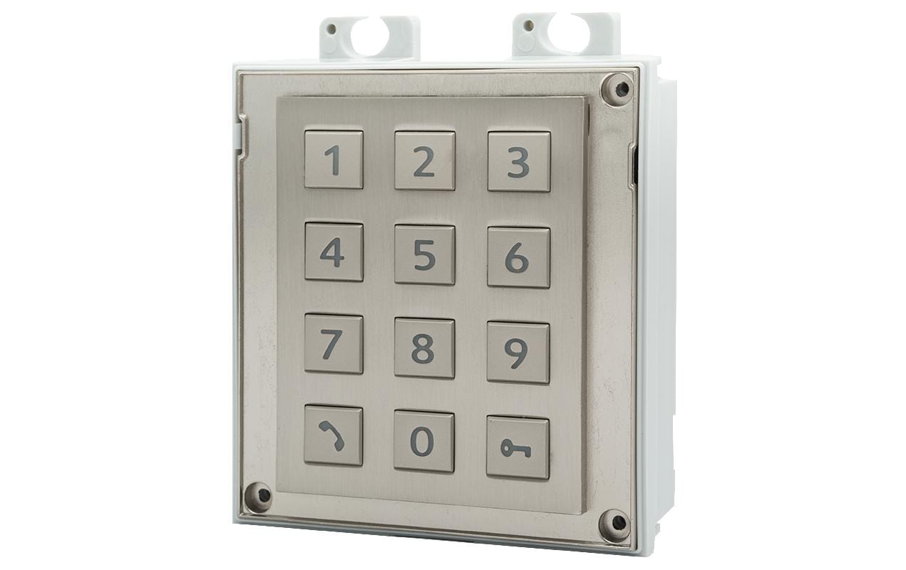 2N Tastaturmodul IP Verso – für IP Verso, LTE Verso, 108 × 45 × 131 mm, silber