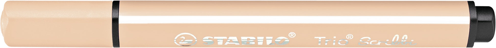 STABILO Filzstifte Trio Scribbi, Strichbreite 1,5–2 mm, auswaschbar, 8 Farben