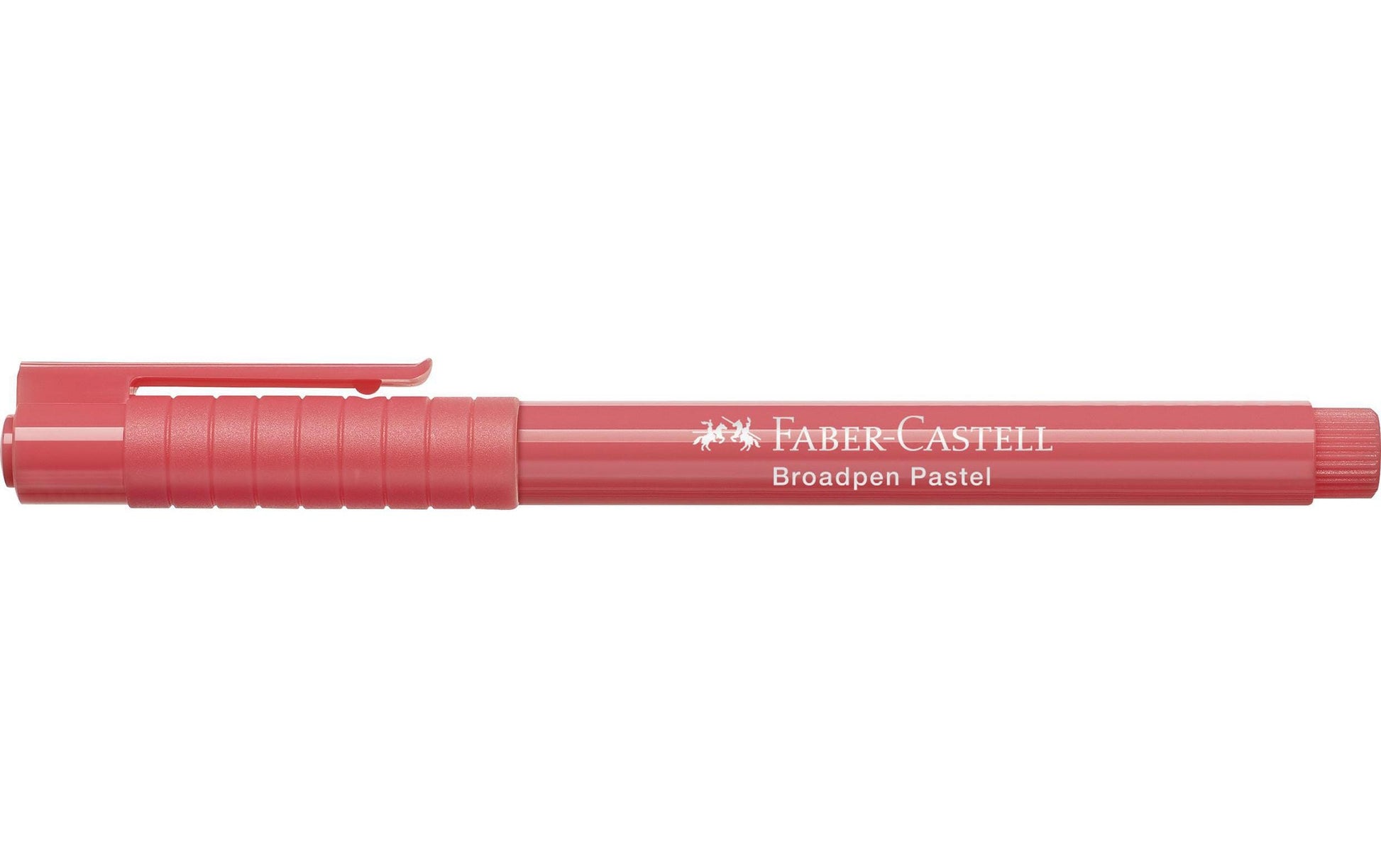 Faber-Castell Broadpen 1554 Fineliner – 0,8 mm, rot, 1 Stk., Cap-Off