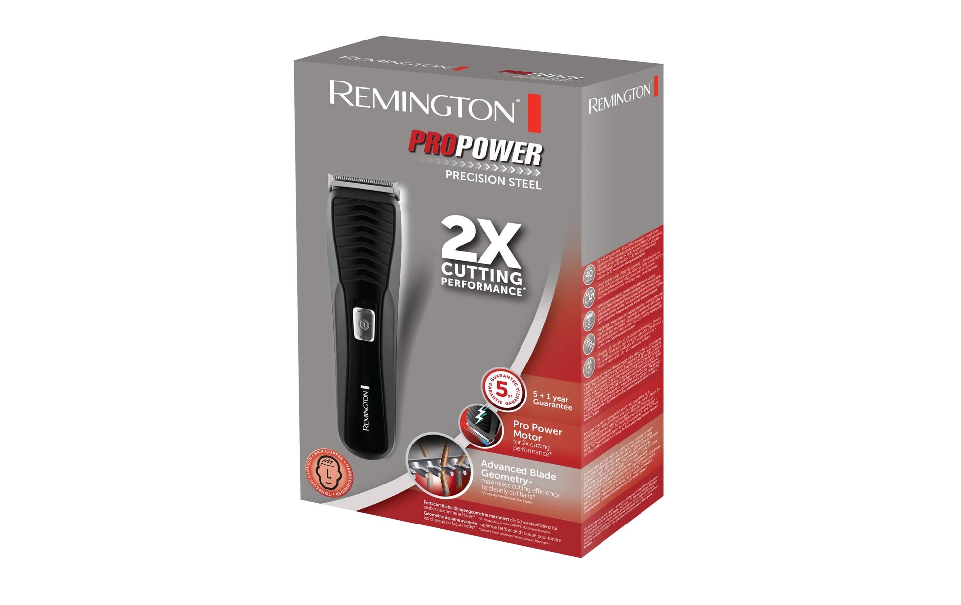 Remington Haarschneider HC7110 Pro Power – 17 Schnittstufen, 0,5–44 mm, schwarz