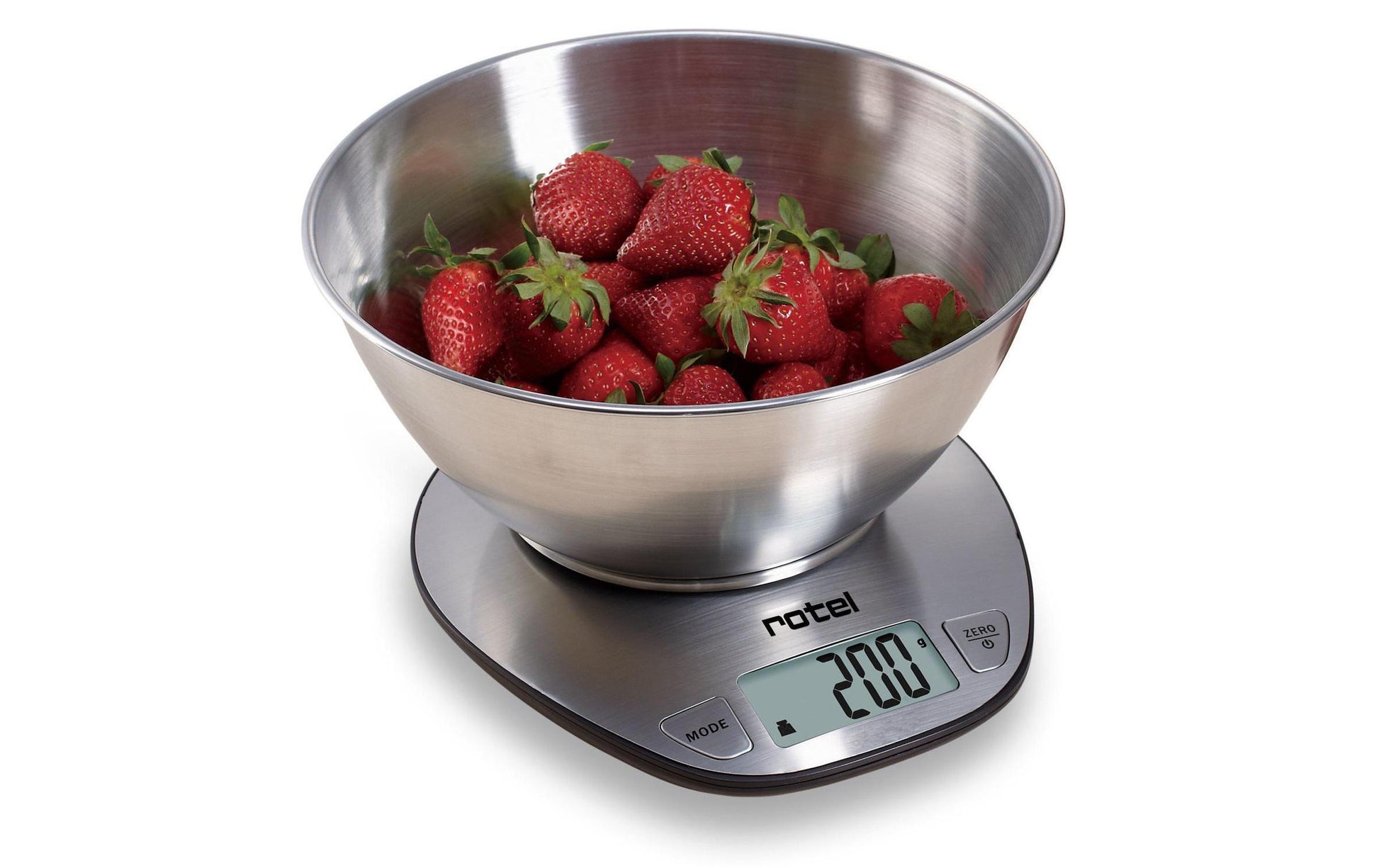 Rotel U490CH1 – Küchenwaage, bis 5 kg, 1 g Teilung, mit Schüssel, Tara