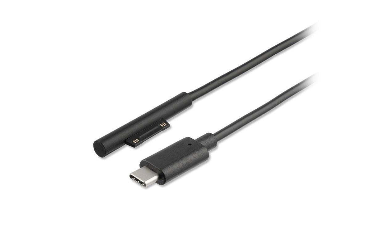4smarts USB-C auf Microsoft Surface Connect Kabel – 1 m – Schwarz – für Surface Pro 6, Pro 5, Pro 4 und mehr