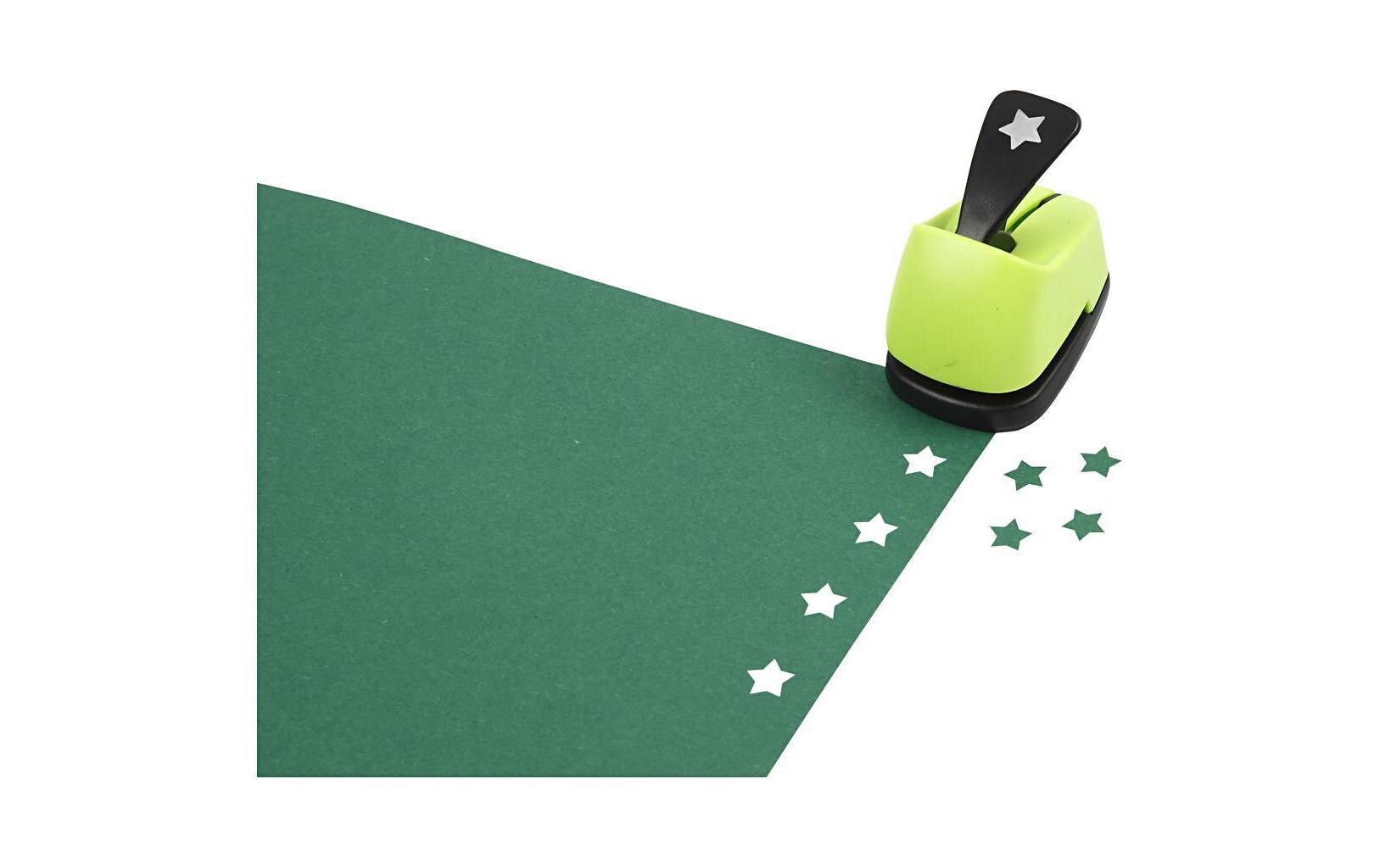 Creativ Company Motivstanzer, Diverse Motive (18 Designs), Ø 9 mm, farbig sortiert, 36 Stück