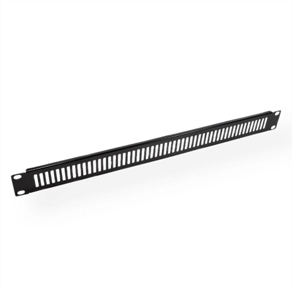 VALUE Blindblende 19", 1 HE, Schwarz, Metall