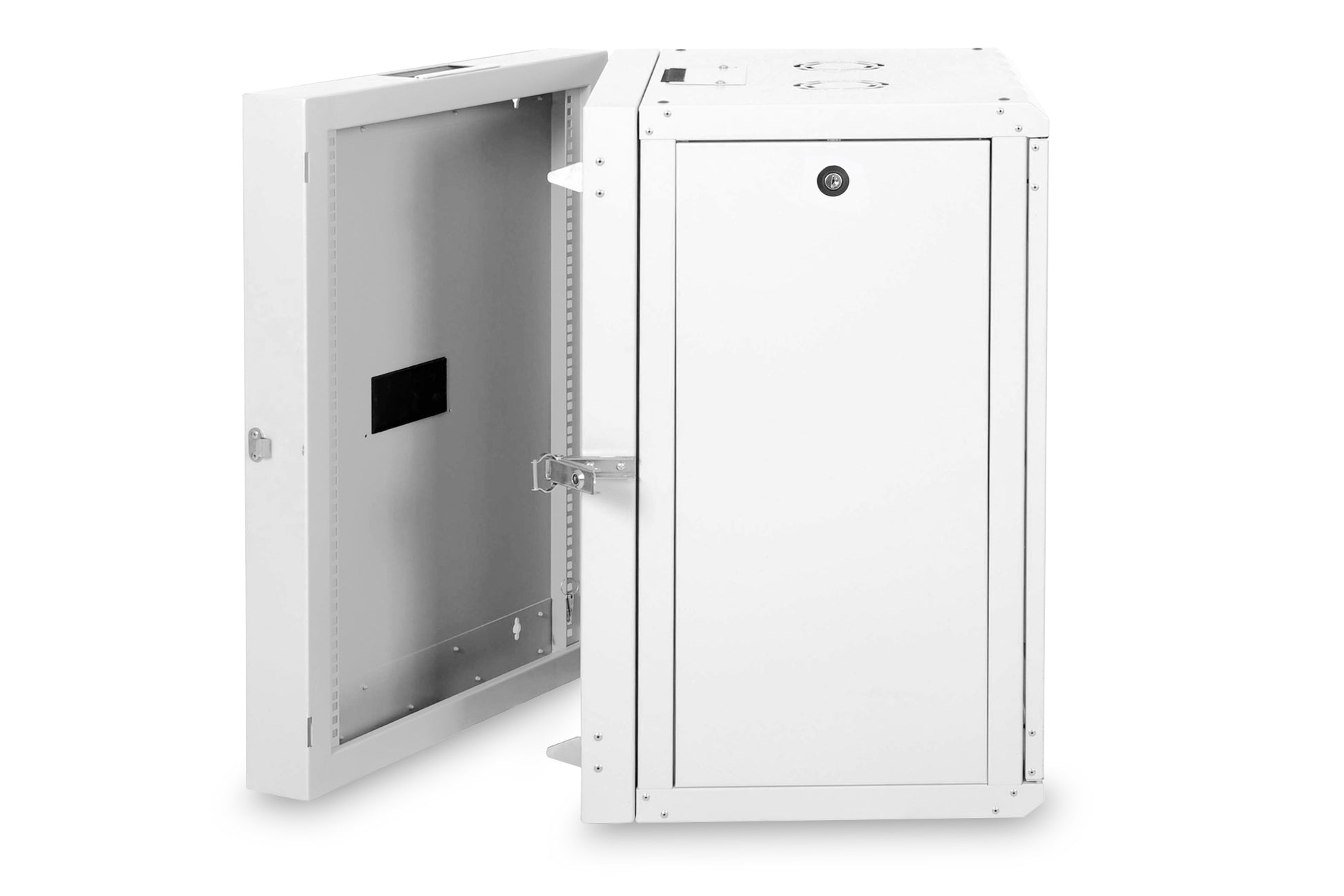 Digitus Unique – 19" Wandverteiler 16U, IP20, abschliessbar, 600 × 610 × 802 mm, lichtgrau