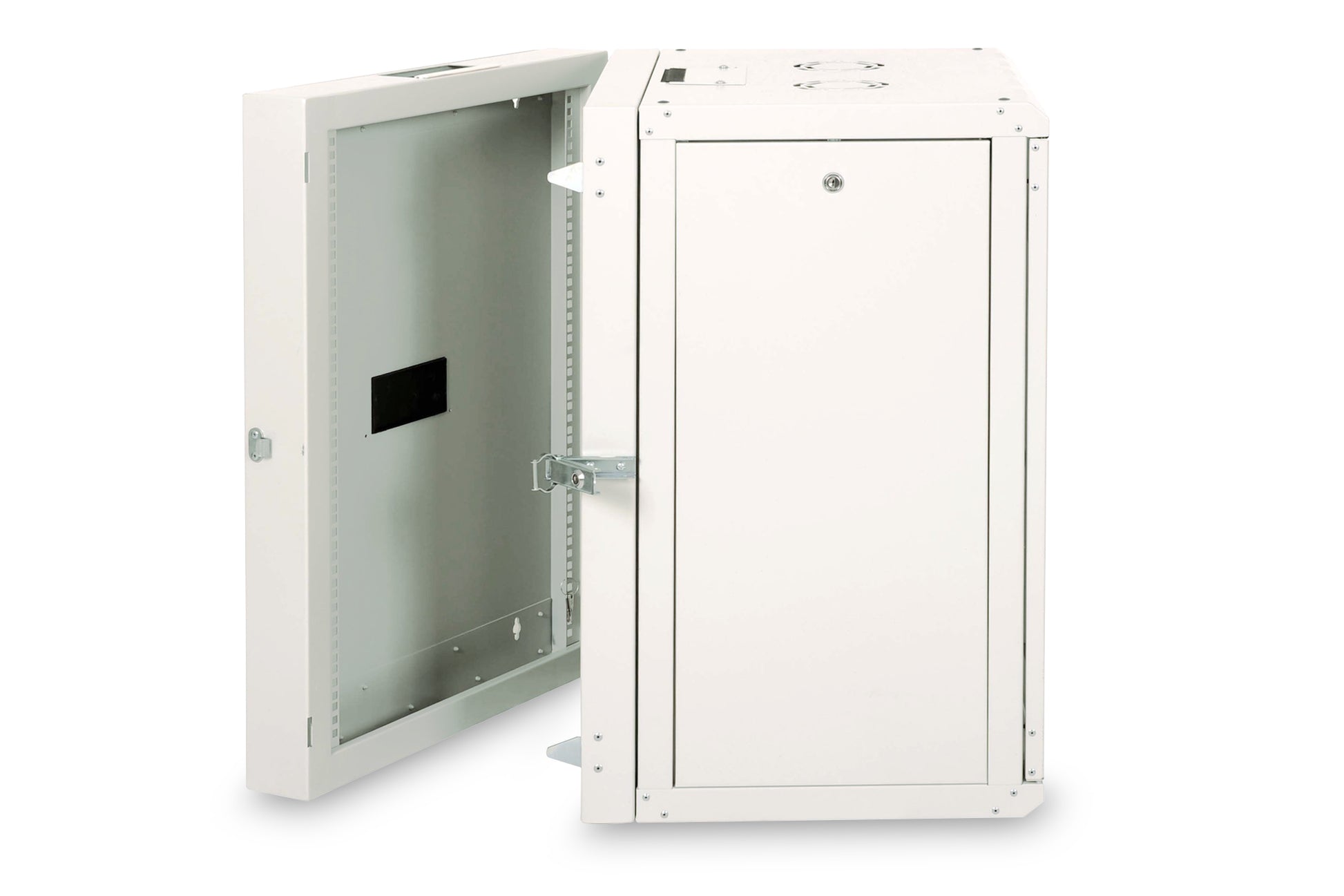 Digitus Unique – 19" Wandverteiler 16U, IP20, abschliessbar, 600 × 610 × 802 mm, lichtgrau