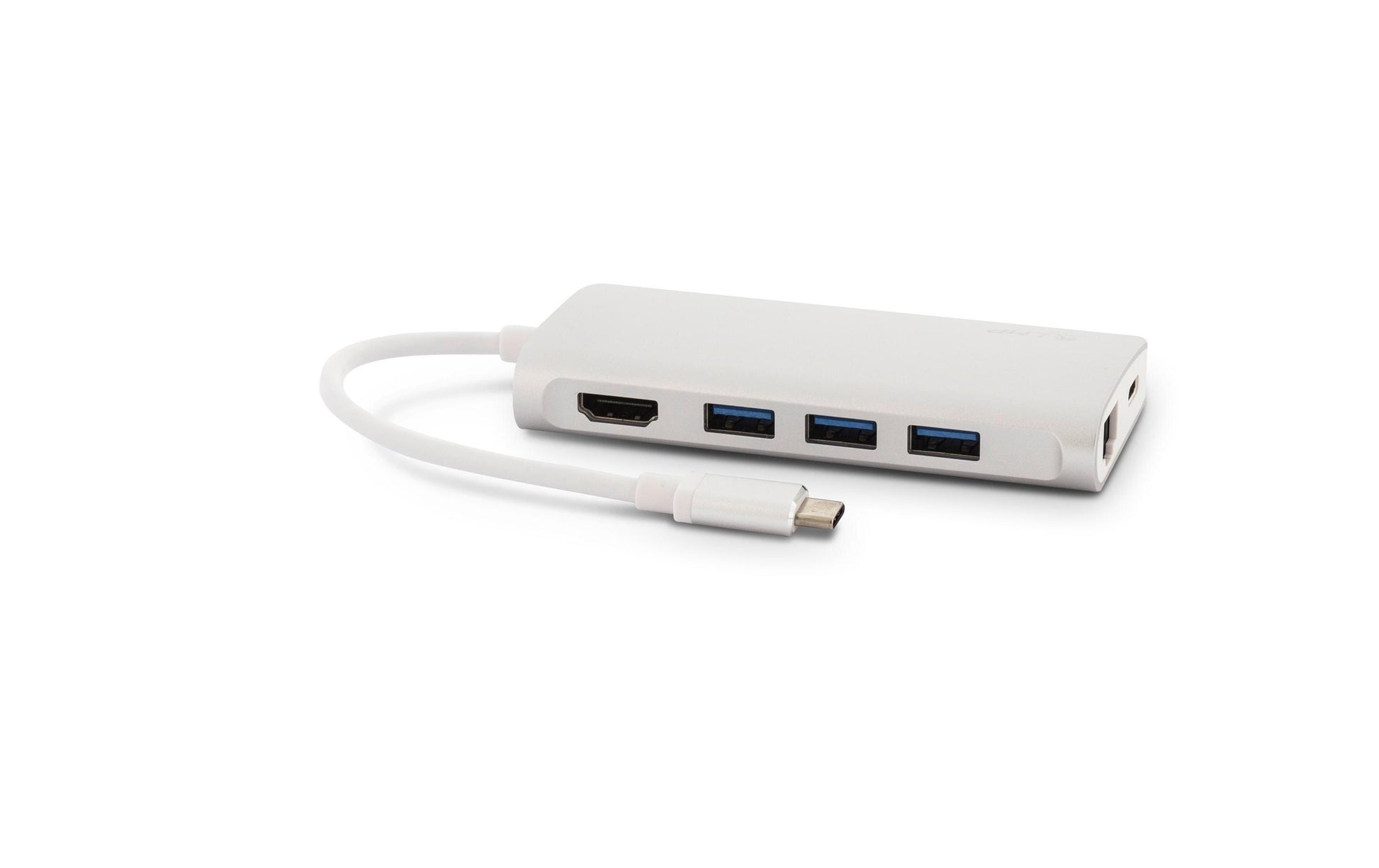 LMP 14368 Multiport-Adapter – USB-C, 1× HDMI, 3× USB-A, 1× USB-C, GbE, SD/microSD, für Windows/Mac
