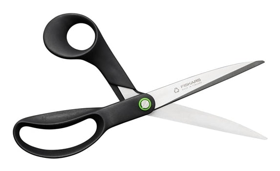 Fiskars Universalschere – 25 cm, Stahl, für Rechtshänder, Kunststoff, Schwarz