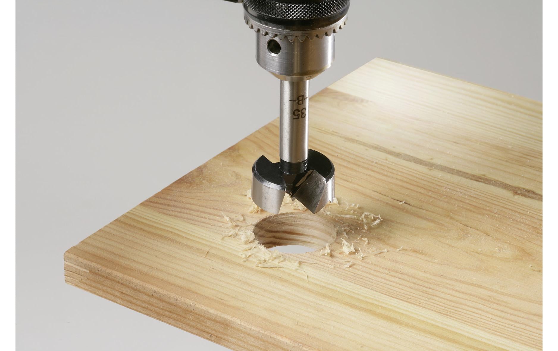 kwb Forstnerbohrer 35 mm Stahl Zylinderschaft – für Holz – 1 Stk