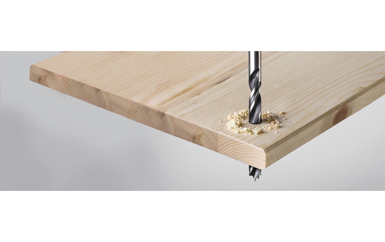 kwb Holzbohrer-Set, 8-tlg., 3–10 mm Zylinderschaft – für Holz
