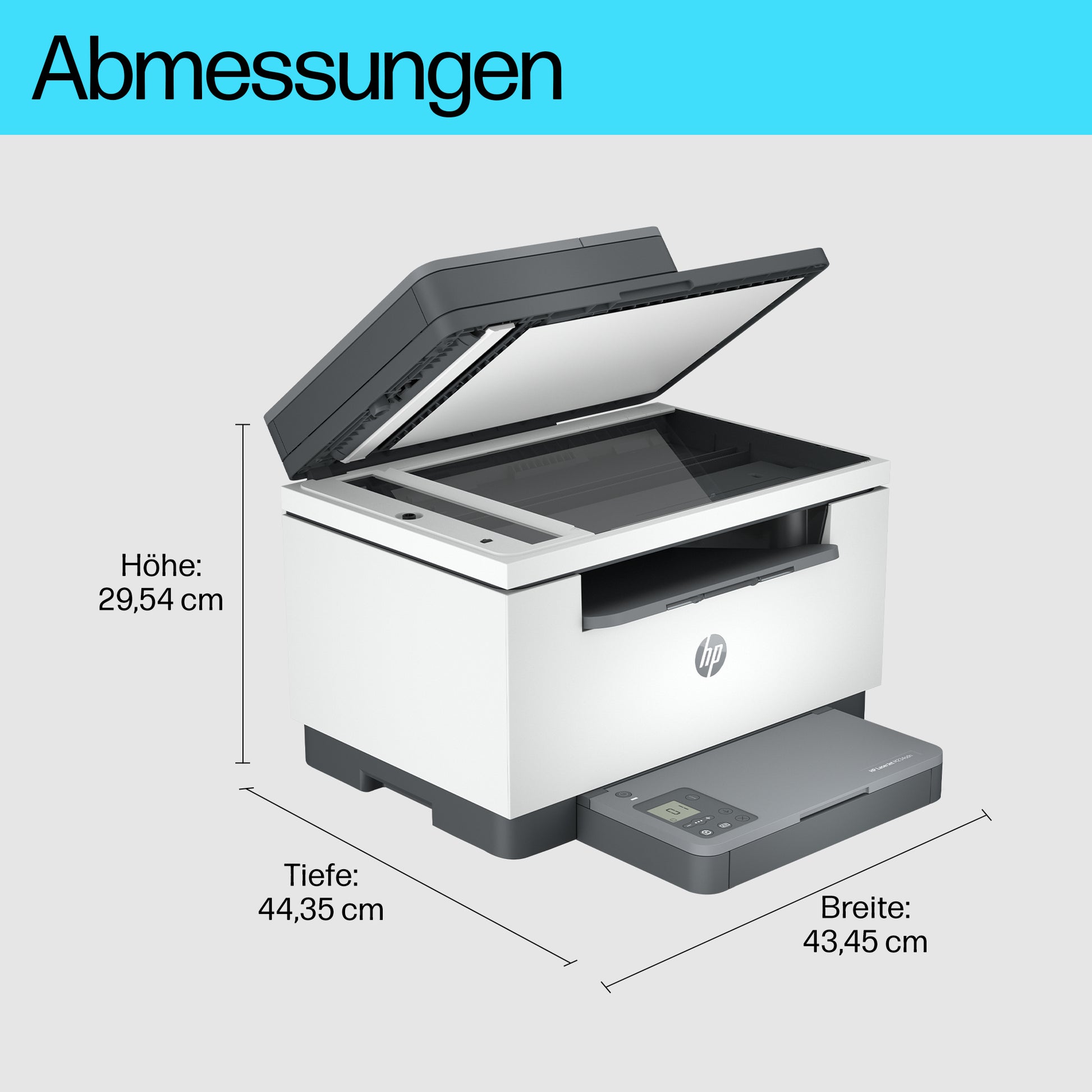 HP LaserJet MFP M234sdn – SW-Laser-Multifunktionsdrucker, A4, 3-in-1, Duplex, ADF, WLAN/LAN, AirPrint, Mopria