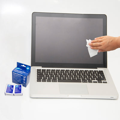 AF Feucht- & Trockentücher – für LCD/TFT/Plasma – 10,5 × 9,5 cm – 20 Stk.