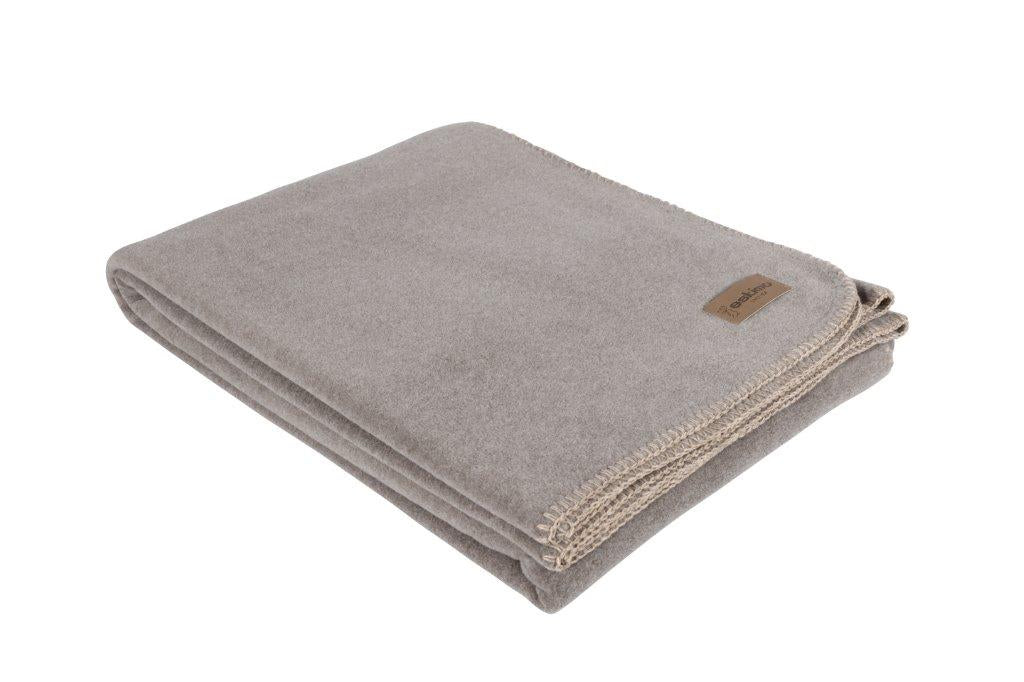 Eskimo Wohndecke – 100 × 150 cm, Viskose/Polyester, Sand