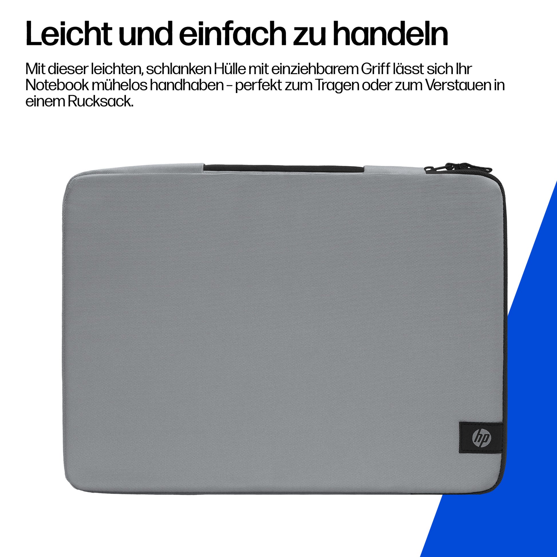 HP Notebook-Schutzhülle für Laptops bis 16" – wasserfest – Meteor Silver