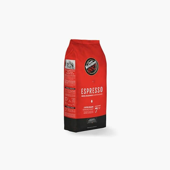 Caffè Vergnano Espresso – Bohnenkaffee – Arabica/Robusta, Intensität 7, 1 kg