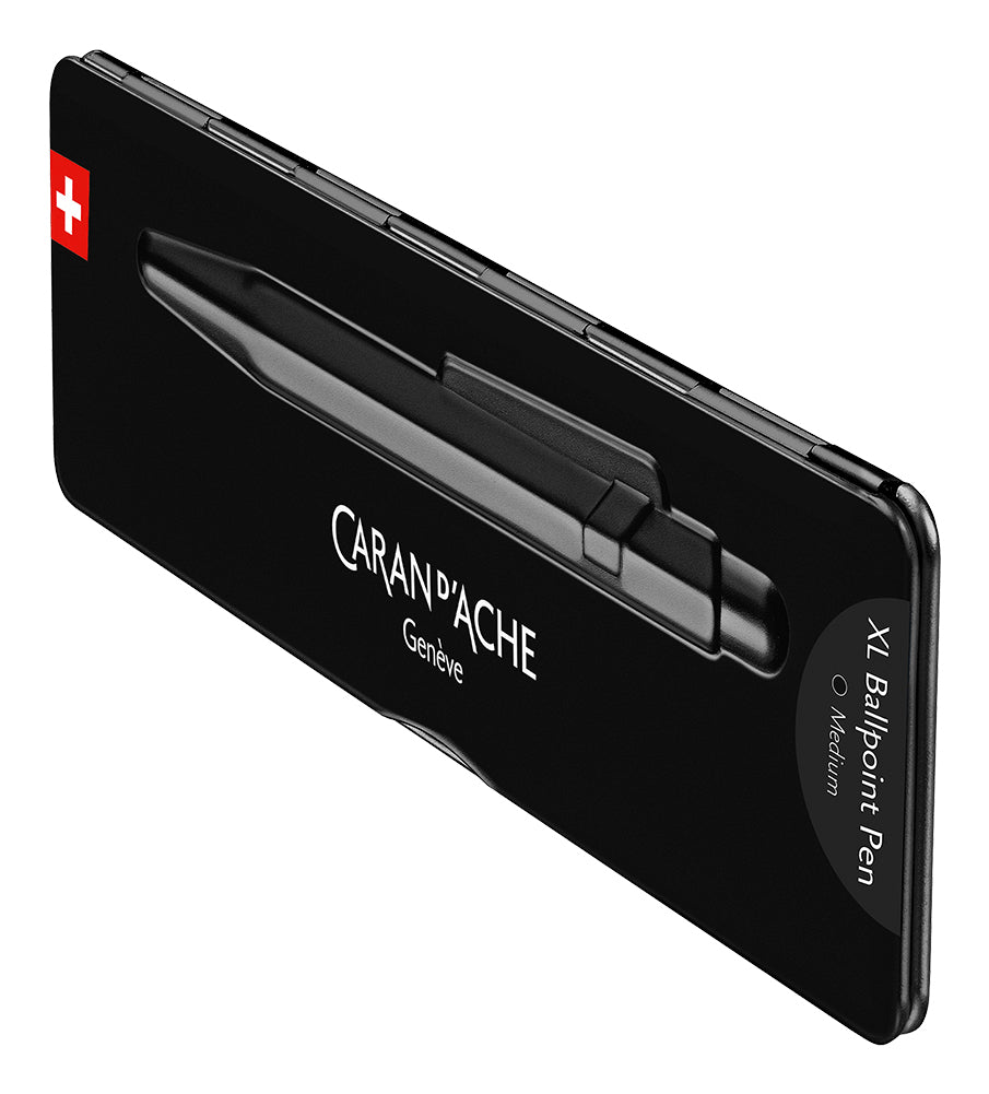 Caran d-Ache Kugelschreiber – Schwarz, Aluminium