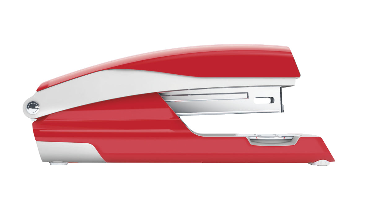 Leitz NeXXt 5502 – Hefter, Oberlademechanik, integrierter Klammernentferner, Einlegetiefe 38 mm, rot