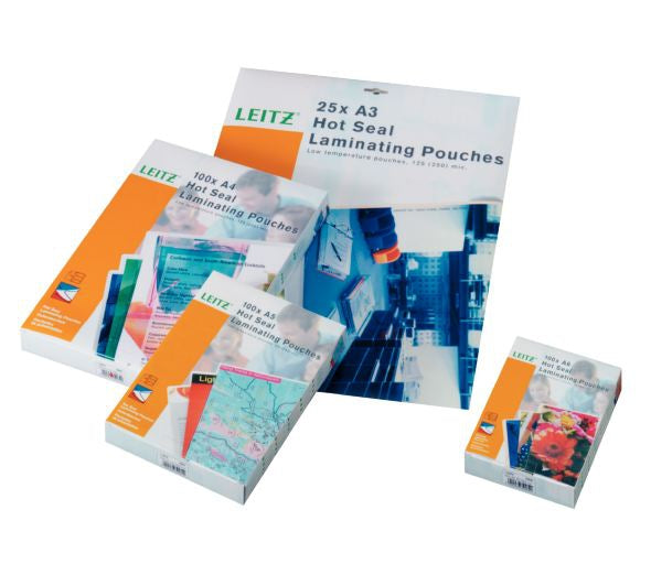 Leitz Laminierfolien A4, glänzend – 125 µm, 216 × 303 mm, 25 Stk.