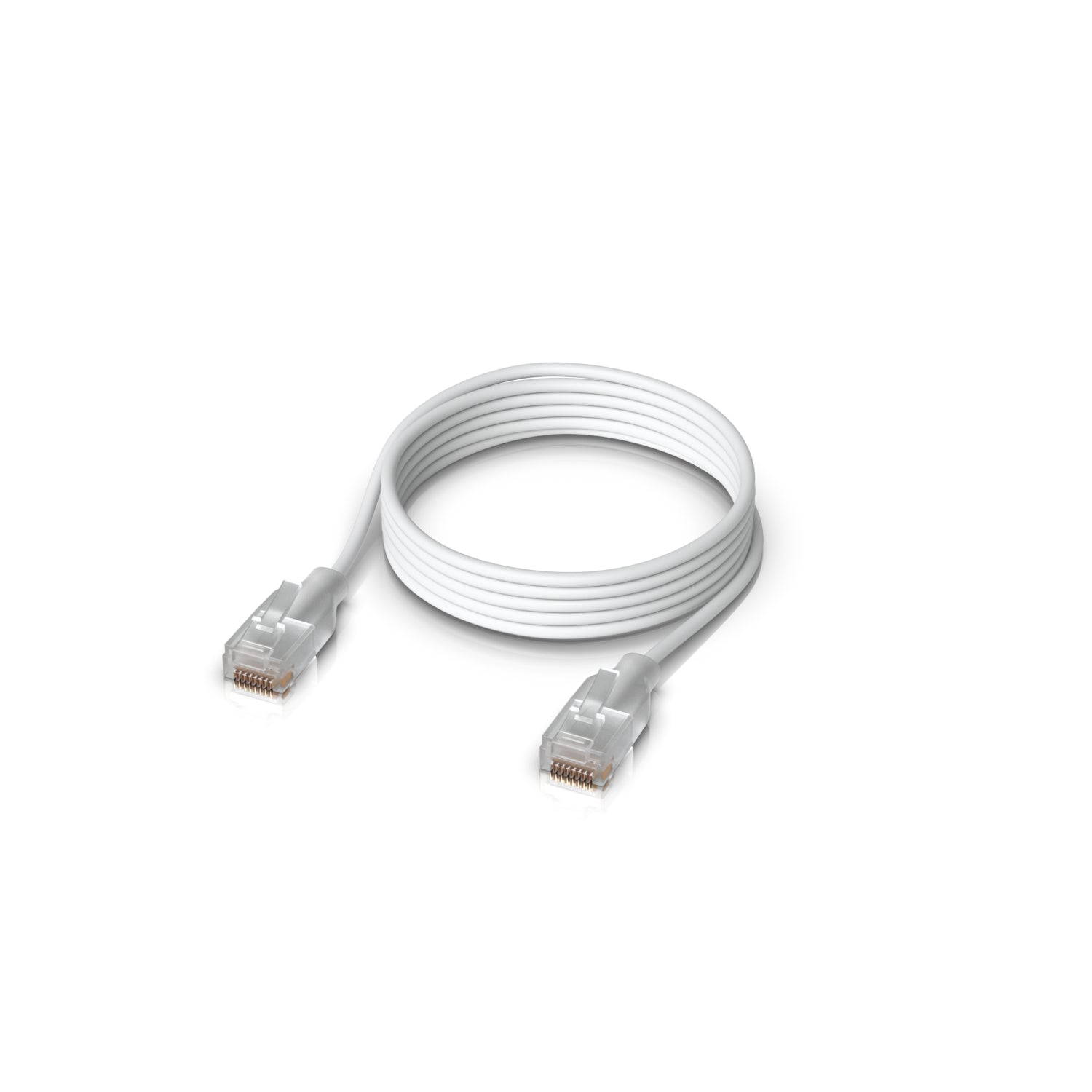 Ubiquiti Patchkabel – Cat6, 1 m, Durchscheinend/Weiss, RJ-45