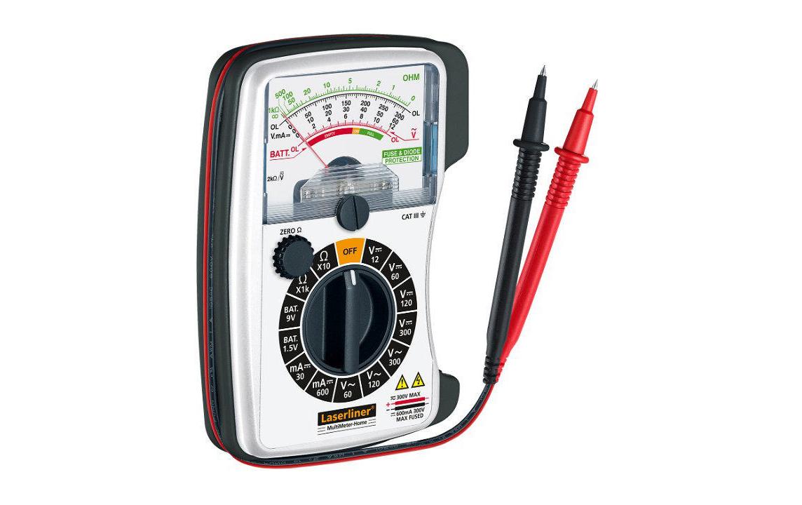 Laserliner Multimeter – 0,1 mV–300 V AC, Strommessung, CAT III 300 V