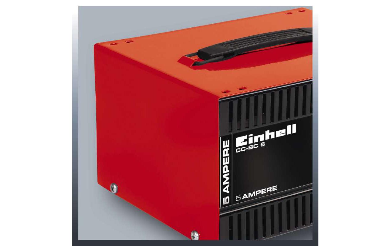 Einhell automotive Automatik-Batterie-Ladegerät – 5 A, 12 V, für Autos, Blei (Pb), 80 Ah