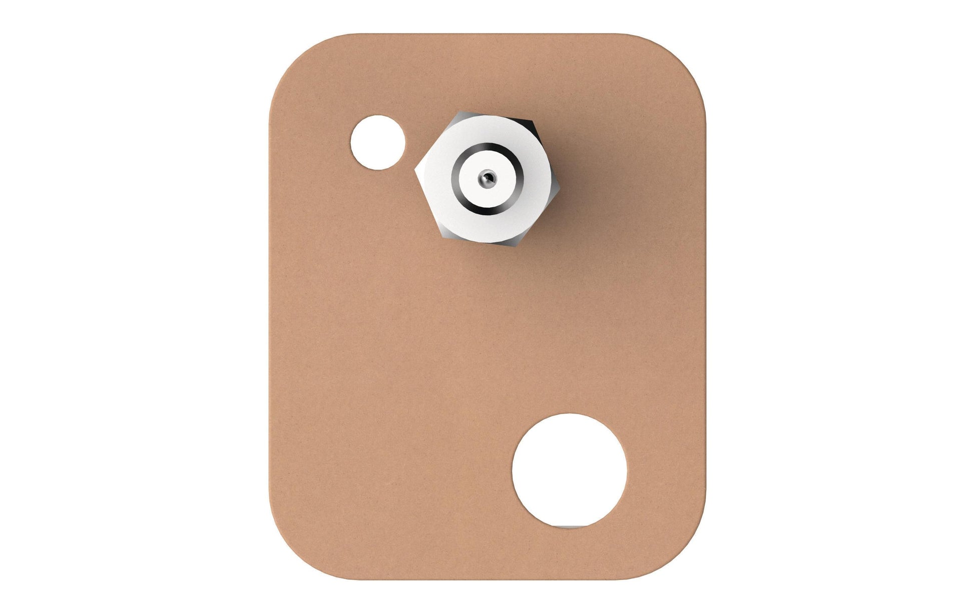 TESA Haken – braun – 5 kg – 2 Stück