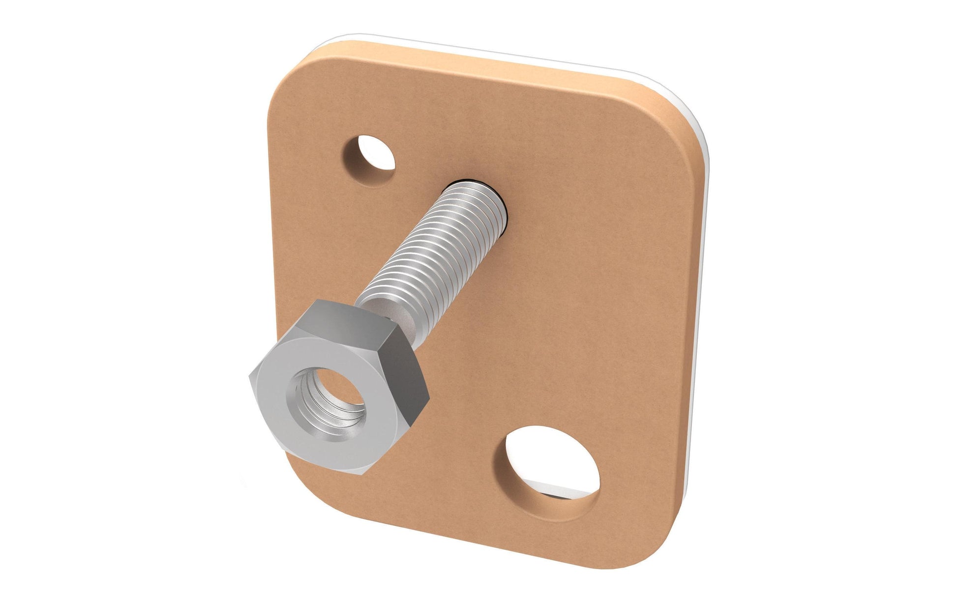 TESA Haken – braun – 5 kg – 2 Stück