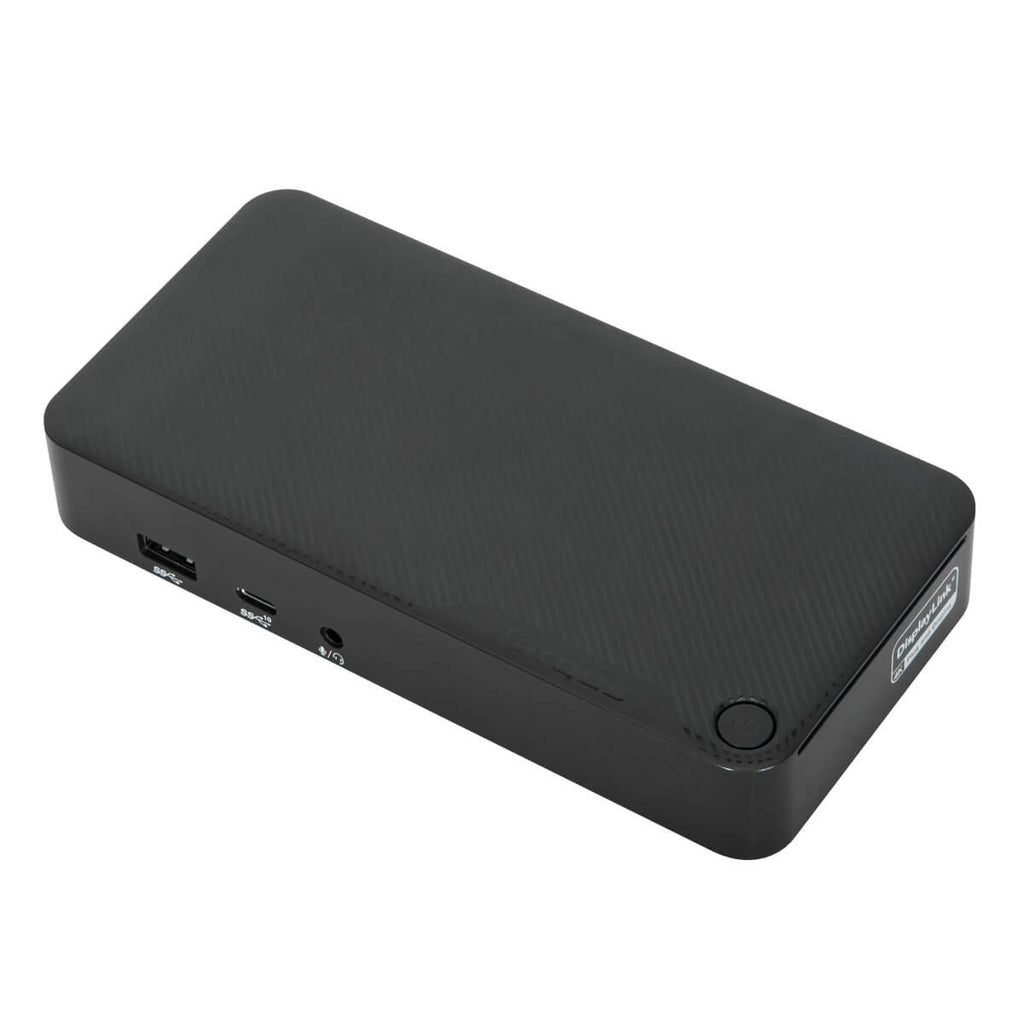 Targus 315EUZ Dockingstation – USB-A, 2× DP, 3× USB-A, 1× USB-C, 65 W PD, 3,5 mm Audio