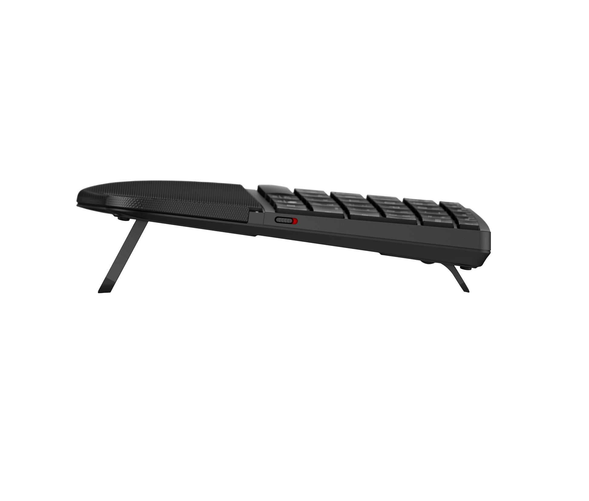 HP 685 Comfort – Tastatur – Bluetooth & 2,4 GHz (USB-A Empfänger) – QWERTZ (CH) – mit Handballenauflage – Schwarz