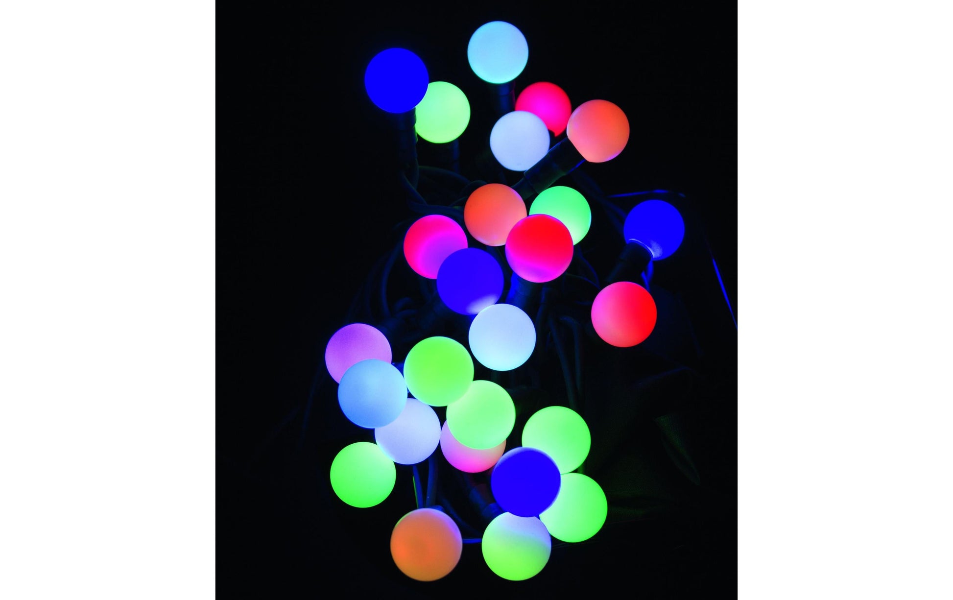 Steffen GardenLine LED Party Lichterkette – 10 m – 15 W – Mehrfarbig – IP44 – Netzbetrieb – Starterset