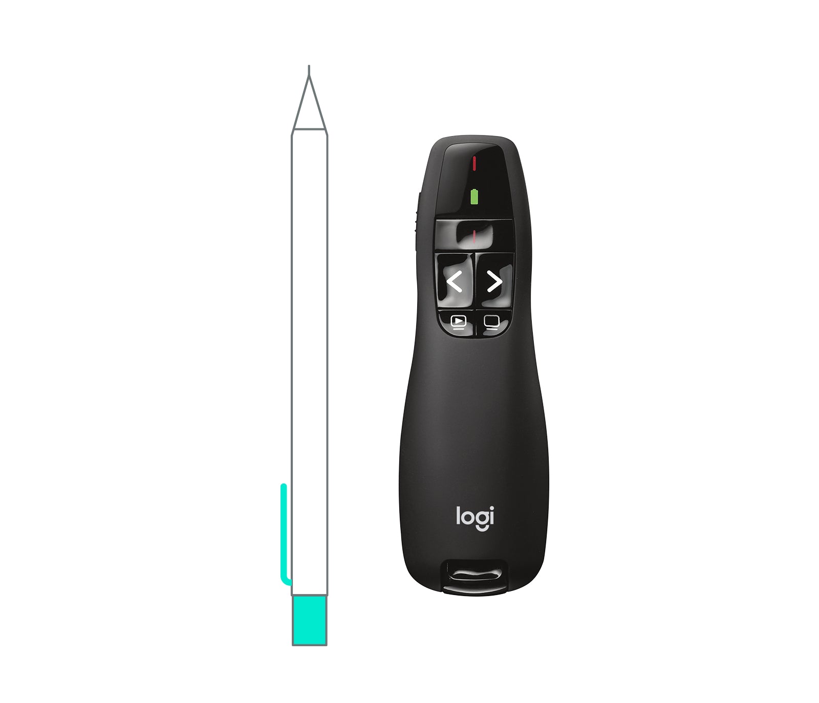 Logitech R400 – Presenter – Funk