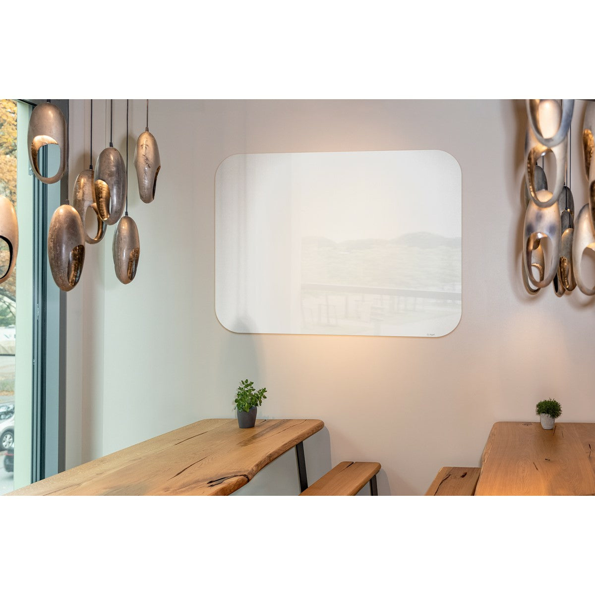 Sigel Whiteboard – 120 × 90 cm, Glas, magnetisch