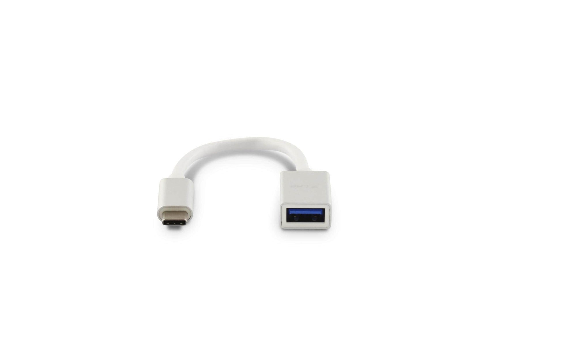 LMP 16089 Adapter USB-C zu USB-A – USB 3.2 Gen 1 (5 Gbit/s), 0,15 m, für MacBook/MacBook Pro (Auswahl), Silber