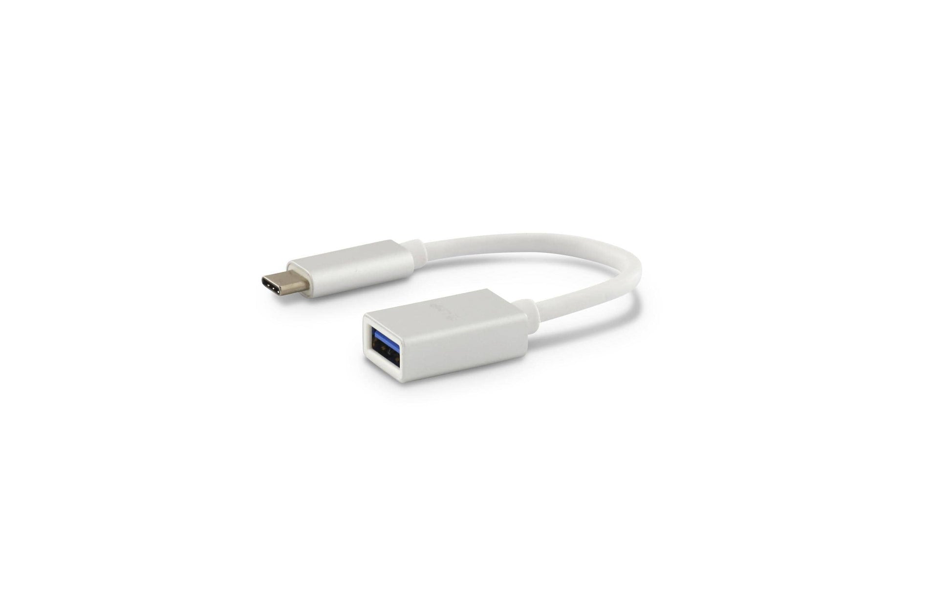 LMP 16089 Adapter USB-C zu USB-A – USB 3.2 Gen 1 (5 Gbit/s), 0,15 m, für MacBook/MacBook Pro (Auswahl), Silber
