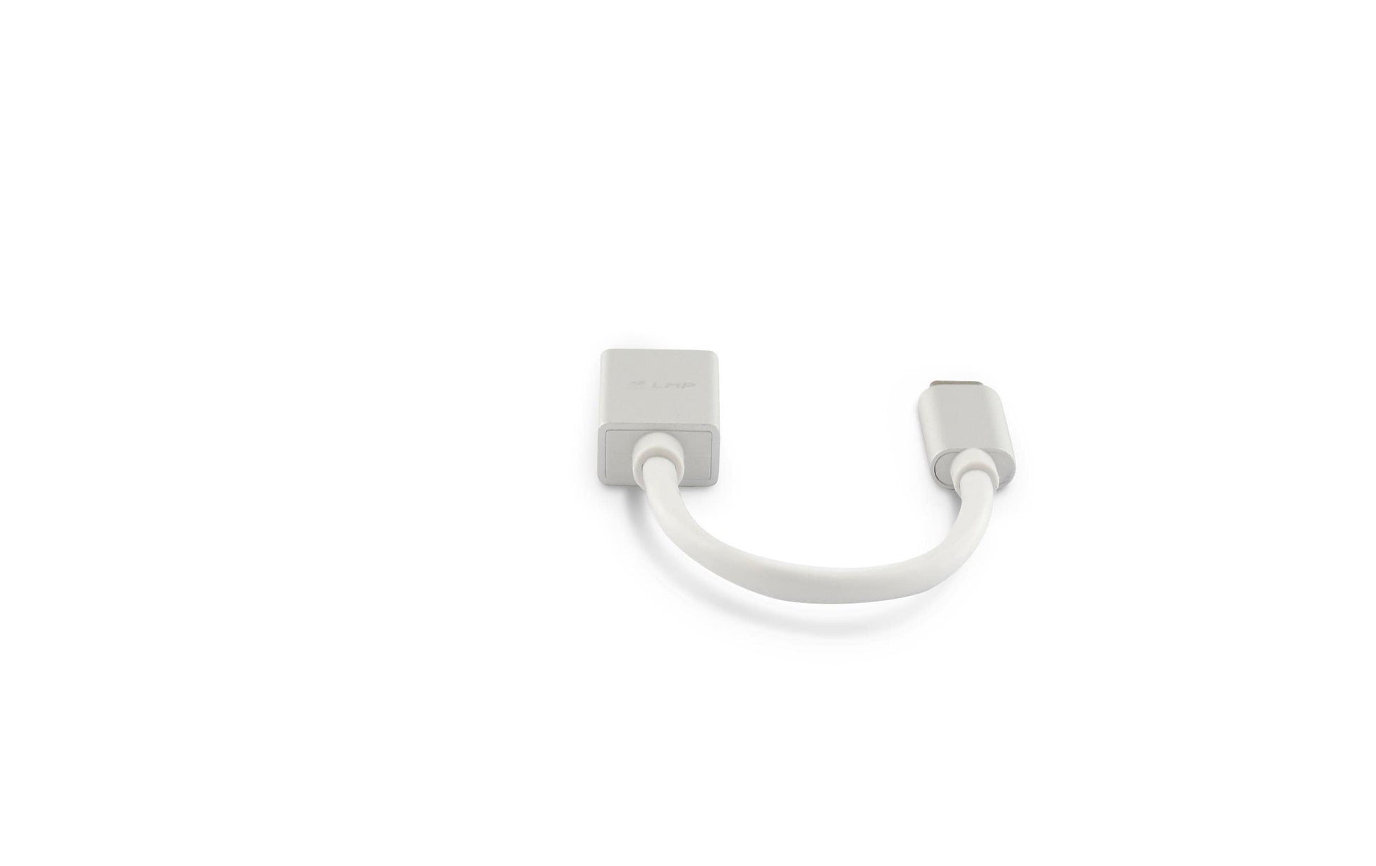 LMP 16089 Adapter USB-C zu USB-A – USB 3.2 Gen 1 (5 Gbit/s), 0,15 m, für MacBook/MacBook Pro (Auswahl), Silber